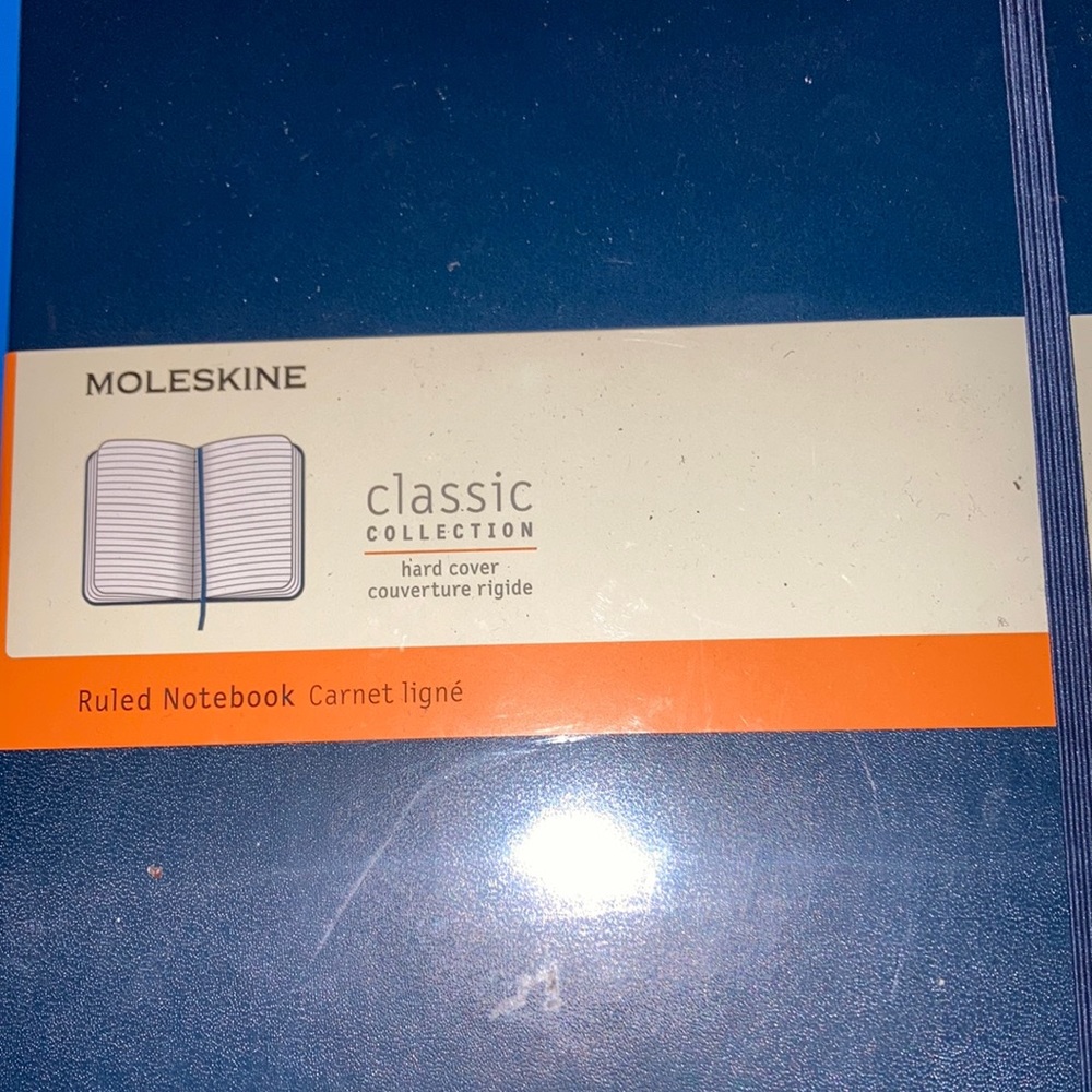 Moleskin Black Hardcover Ruled NOTEBOOK! NWT